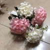 Pink and white simulated hydrangea creative shooting props romantic floral art pieces Specification image